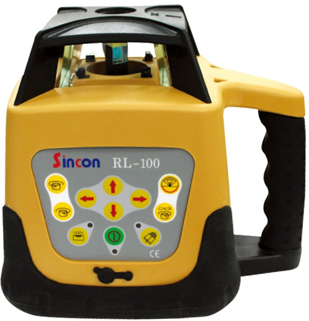 신콘 회전형 레이저 레벨기 레드빔 충전식 RL100