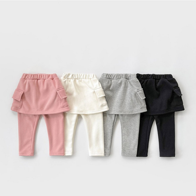 카고밍크치마레깅스 키즈 주니어 여아 유아동 겨울 밍크 치랭스 치렝스