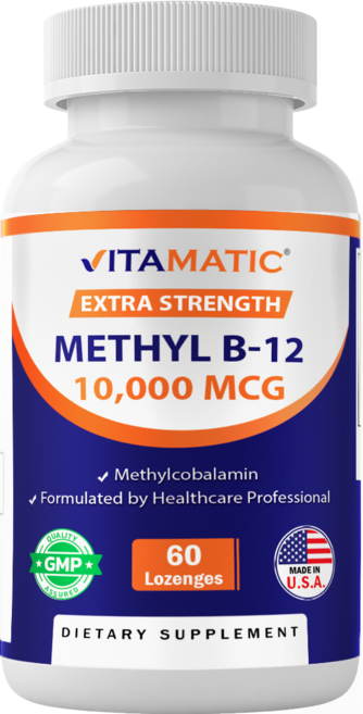 비타매틱 메틸 비타민 B-12 (메틸코발라민) 10 000 mcg - 60정