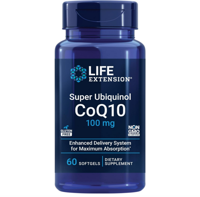 라이프익스텐션 슈퍼 유비퀴놀 CoQ10 100mg 소프트젤, 60정, 3개