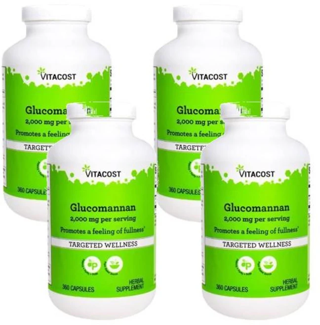 비타코스트 글루코만난 캡슐 360정, 4개 - 쿠팡