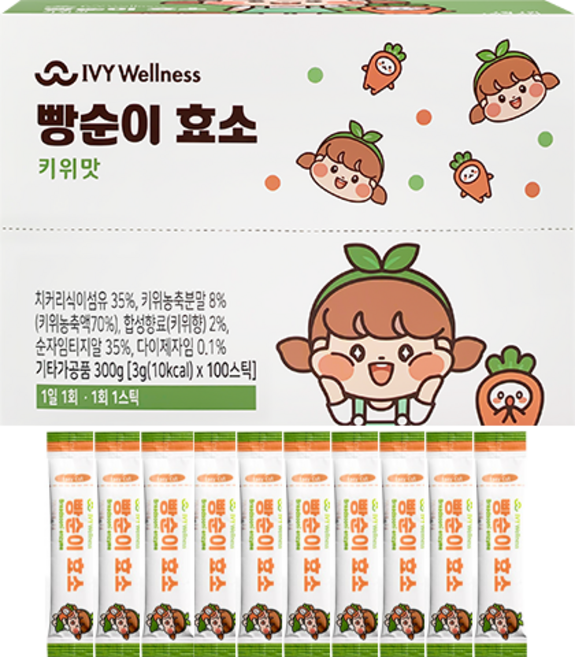 빵순이 효소 3개월분 + 10포, 빵순이효소 100개입 / 3gx100스틱