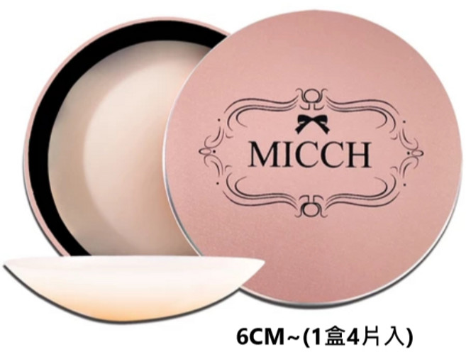 MICCH 自然感全矽膠胸貼 防走光隱形乳貼, 1個