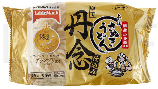 테이블마크 우동 탄넨시코미 본고장 사누끼우동면 (냉동), 540g, 1세트