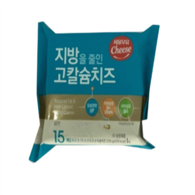 서울우유 지방을 줄인 고칼슘 치즈, 270g, 4개