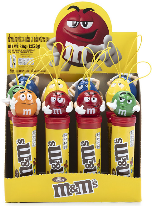 엠앤엠즈 튜브 토퍼 랜덤발송, 28g, 12개