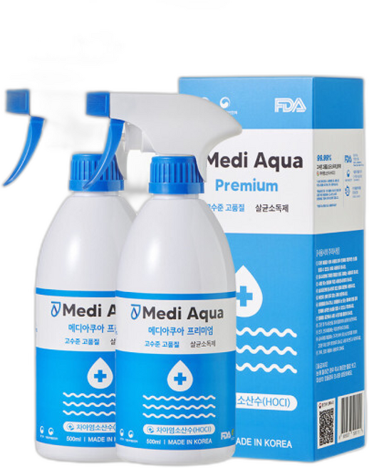 프리미엄 + 살균 소독제 차아염소산수 회사 가정집 사무실, 1개, 500ml