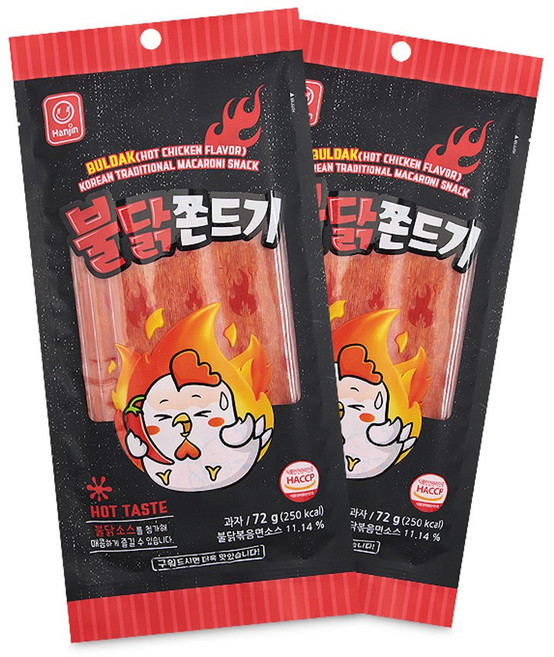 한진 불닭 쫀드기 72g 1박스 30개, 2.16kg