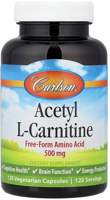 칼슨 아세틸 l-카르니틴 500mg 120 베지캡슐, 120정, 1개, 120정 - 쿠팡