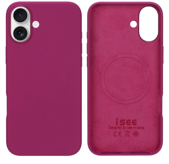 아이시(isee) 아이폰 호환 16 맥세이프 실리콘 케이스