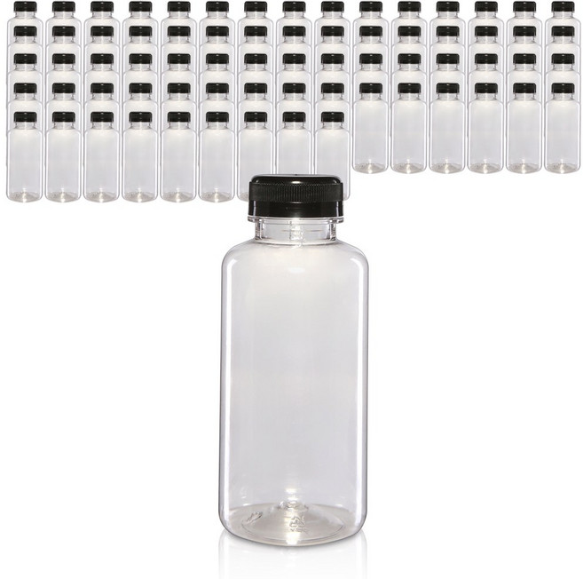 경진기업 페트병 다용도쥬스페트350ml 70개 38파이 검정마개 포함, 350ml