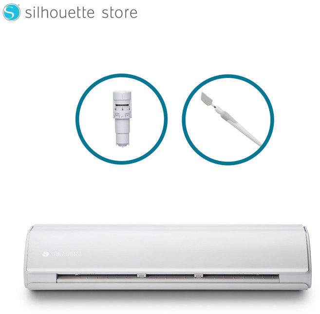 실루엣 카메오5 플러스+자동칼날+스패출라 입문자SET 레터링 풍선금속각인 불박기 금박명함 전사지 한글강좌