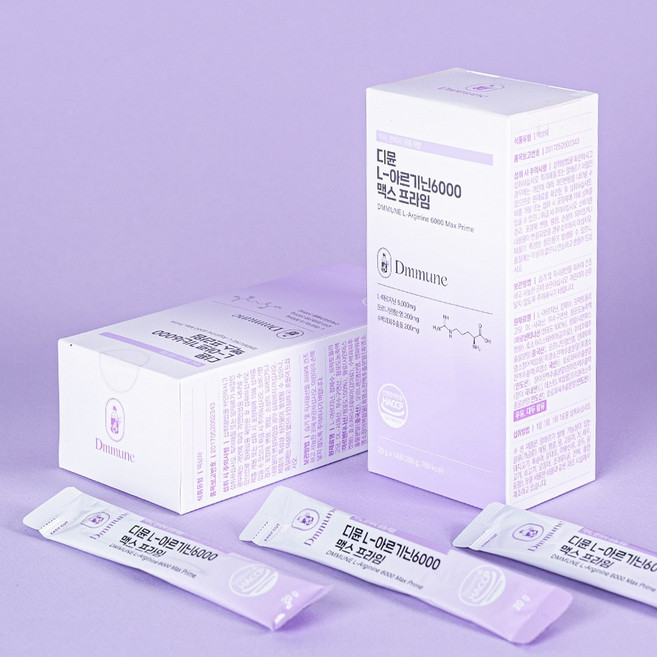 디뮨 L 아르기닌 6000 맥스 프라임 고함량 오르니틴 시트룰린 아연 블랙마카, 280g, 2박스
