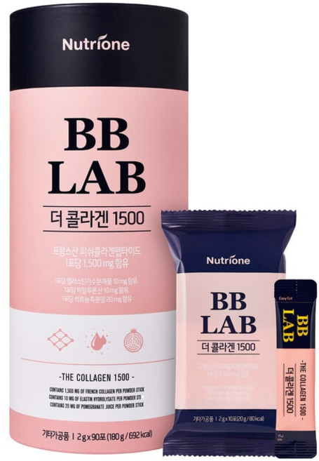뉴트리원 BB LAB 더콜라겐 1500 비비랩 코스트코, 2g, 90개
