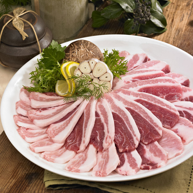 [전남생협] 보성녹돈 삼겹살(보쌈용 구이용), 1개, 1kg