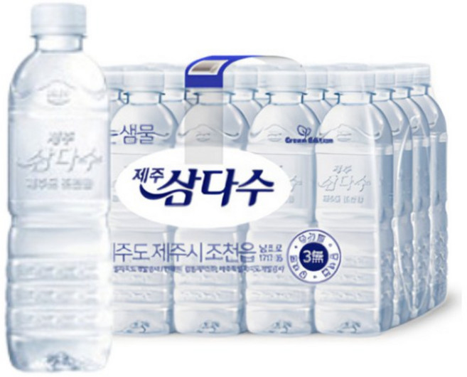 제주삼다수 그린 무라벨 500ml 60개