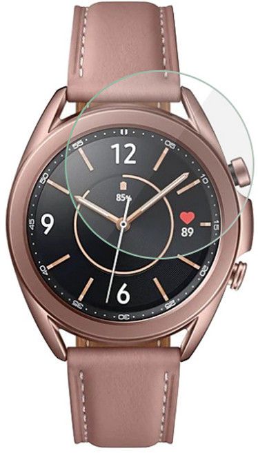 갤럭시 워치3 41mm 45mm 강화유리 고광택 액정 보호 필름, 1개