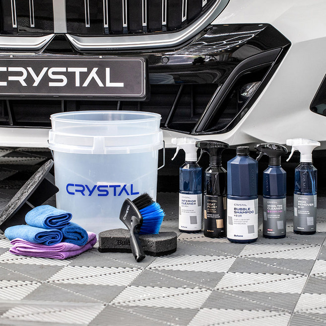 [불스원]크리스탈 세차용품세트 셀프 세차패키지 자동차용품 13종 패키지, 불스원크리스탈 세차용품세트 셀프 세차패키지 자동차용품, 1