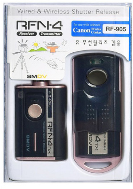 SMDV RF-905 캐논 유무선 릴리즈 R10 R8 R7 R6 R6 mark II III RP
