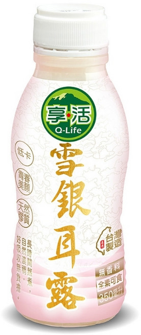 Q-Life 享活 冰糖雪銀耳露, 1個, 350ml/瓶, 350ml