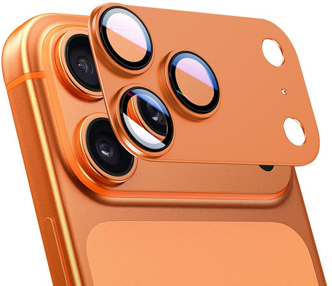 아이폰17시리즈 카메라 풀커버 렌즈보호 메탈 케이스, 1개