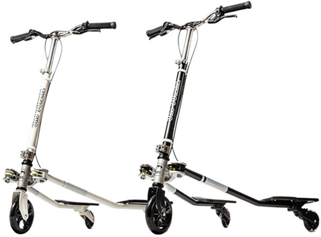 MSKI 세미 트라이보드 세발킥보드 트라이더, 엠스키세미_블랙, 1개