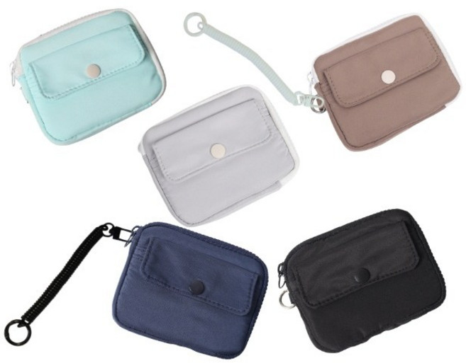 GLOWFY 여행용 지갑 동전 월렛