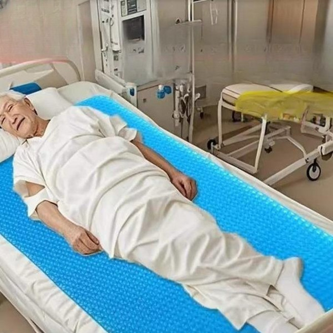 방지 매트 욕창 쿨링젤 침대용 환자 케어 통기성 패드 요양원 침상, 80 x 100 1.5cm 포함