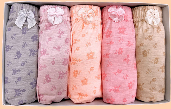 이너라인 순면100% 여성 맥시팬티 5매입세트 09