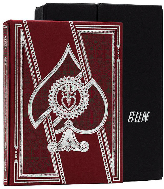 플레잉카드 이중 카드케이스로 제작된 런히트 마술카드 트럼프카드 카드게임 포커게임, 1개