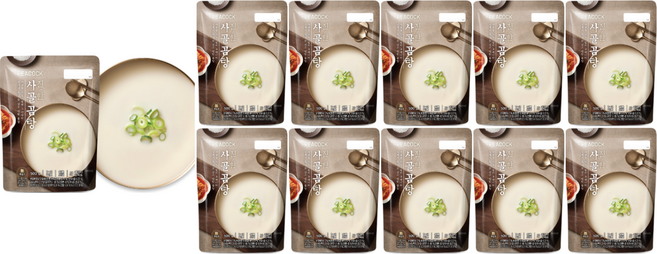 피코크 진한 사골곰탕 500g, 10개