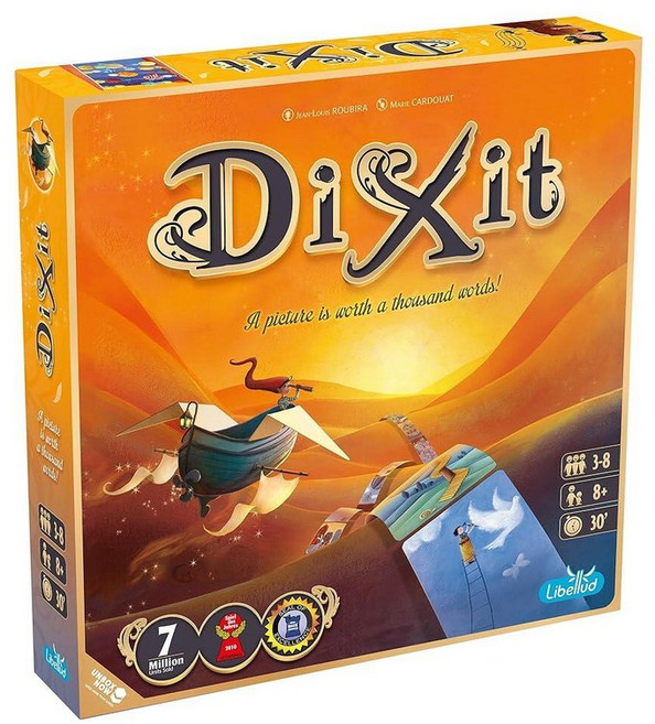 [4] Asmodee Dixit 보드 게임 (2021 Refresh) - 수상 경력에 빛나는 상상력 창의성 및 스토리텔링 게임 어린이 및 성인을 위한 가족 놀이 만 8세