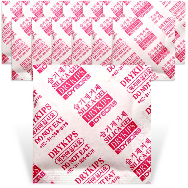 [특수종이 실리카겔 제습제] 식품용 제품용 산업용 습기제거제, 2000개, 2g