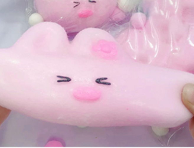 에코에듀 토끼 말랑이 신상말랑이 귀여운말랑한말랑이토끼말랑이, 1개