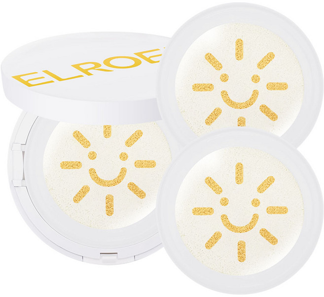 엘로엘 선쿠션 S9 2025 팡팡 빅선쿠션 본품1+리필2, 1개, 75g