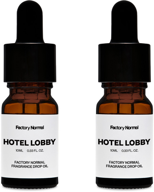 팩토리노멀 차량용 방향제 디퓨저 리필 오일, 호텔 로비, 2개