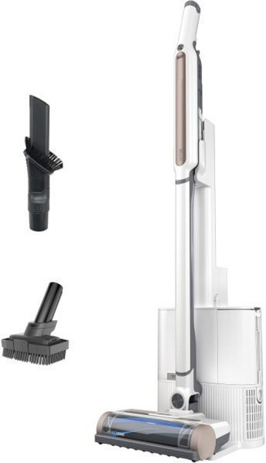 샤크 WS642AE WANDVAC 시스템 HEPA 자체 빈 충전 베이스가 있는 초경량 강력 무선 스틱 진공 청소기 알레르기 방지 완전 밀봉 파워핀 셀프 클리닝 브러시롤 애완동물, White, with HEPA Empty Base