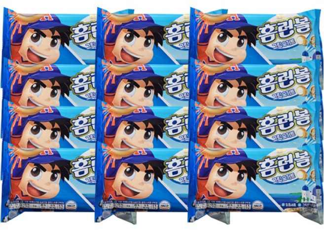 해태제과 홈런볼 그릭요거트, 46g, 12개