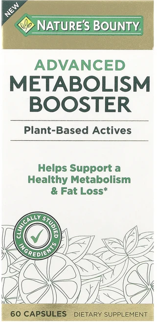 절실히 몸관리가필요한시기 Nature's Bounty 어드밴스드 Metabolism Booster 캡슐 60정 프리미엄할인상품입니다, NaturesBounty어드밴스드MetabolismBo, 1개 - 쿠팡
