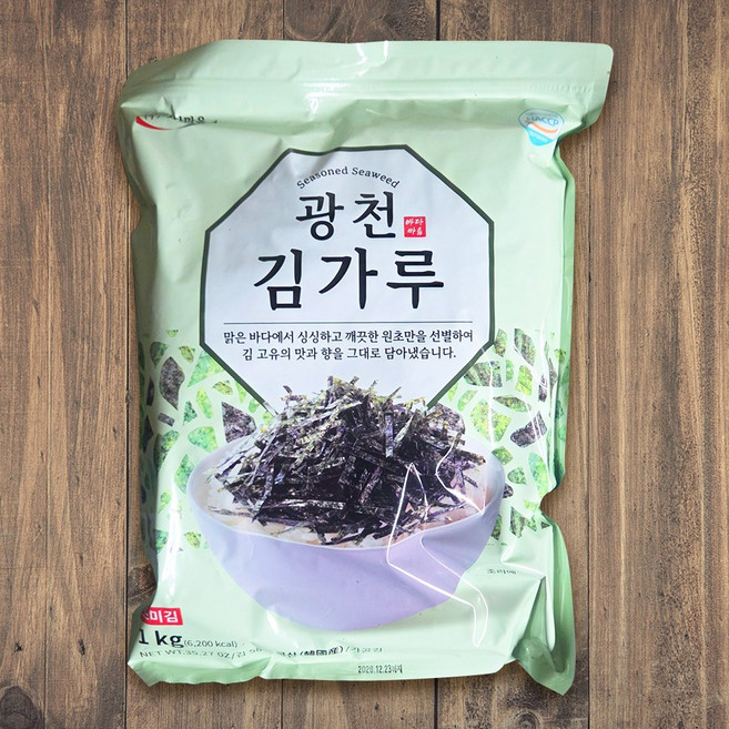 바다마음 광천 김가루 400g 1kg, 1개