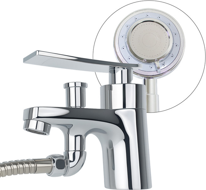 비욘드퍼니싱 원홀 세면대 샤워겸용 수전 KC인증, 1개