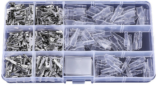 신주 단자 270PCS 납작 평단자 압착 터미널 황동, 신주단자 270PCS, 1개