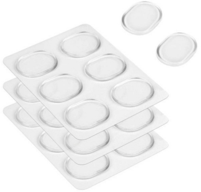 드럼 뮤트 젤 댐퍼 6p 1세트 투명 색상, 1개