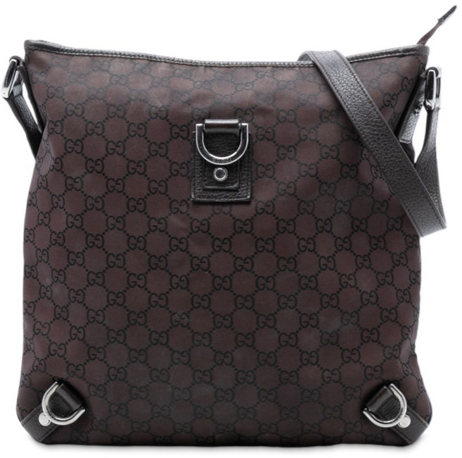 구찌 중고 2016-2025 GG 나일론 애비 D 링 크로스 백