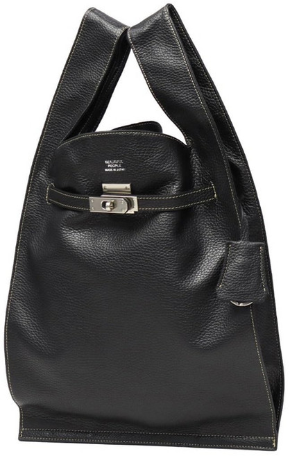 [Beautiful People] 뷰티풀 피플 L 토트백 소가죽 토트백 일본제 611952 블랙