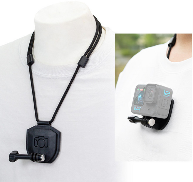 액션캠 마운트 마그네틱 목걸이 넥홀더 거치대 고프로 오즈모 인스타360 자석 접착, AC-X006 마그네틱 넥홀더, 1개, AC-X006