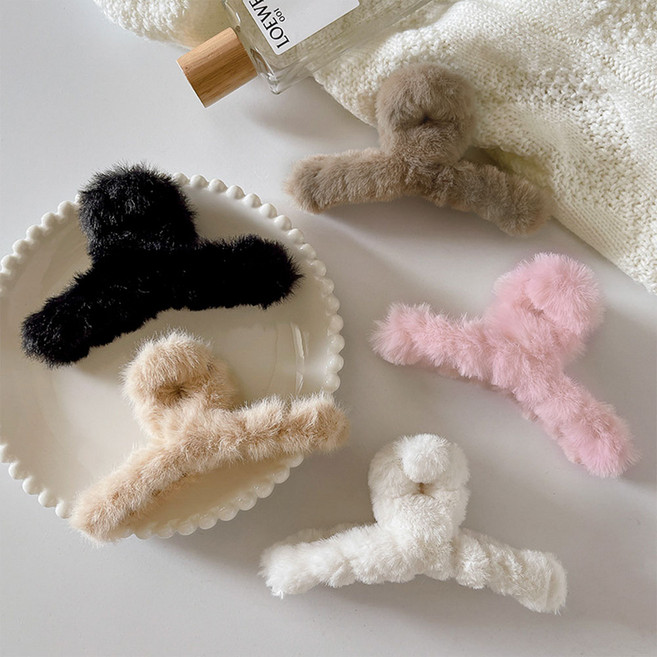 (1+1+1+1+1)보들보들 퍼헤어집게 털헤어집게 5종세트