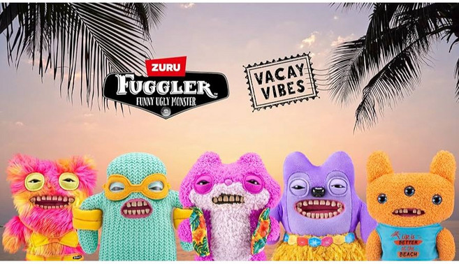 2 Kids ZURU FUGGLER 牙齒怪 9吋絨毛玩具 (隨機出貨), 1個
