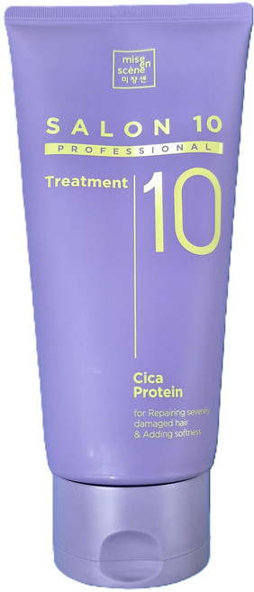 미쟝센 살롱10 프로 페셔널 시카 프로틴 트리트먼트, 300ml, 2개