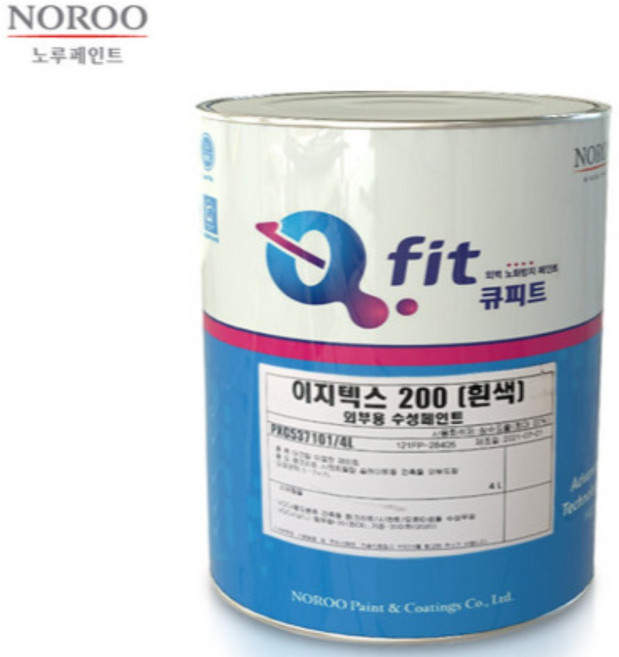 노루페인트 이지텍스 200 4L 외부 외벽, 1개, 스카이블루